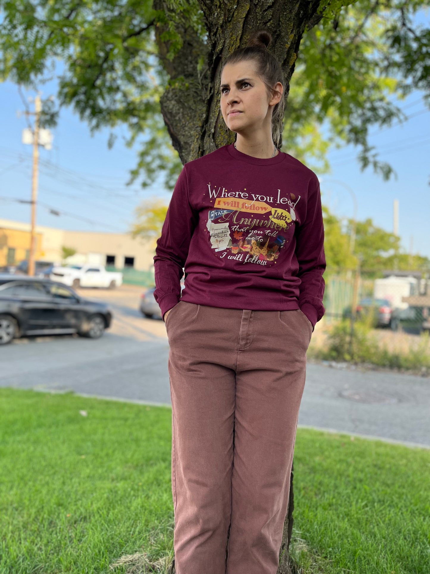 WHERE YOU LEAD - GILMORE GIRLS longsleeve vintage unisexe