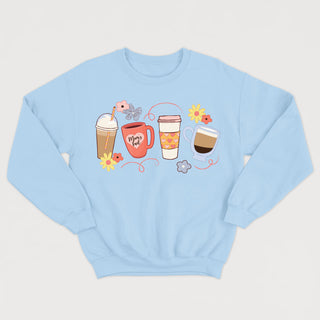 CAFÉS POUR MAMAN crewneck unisexe - tamelo boutique