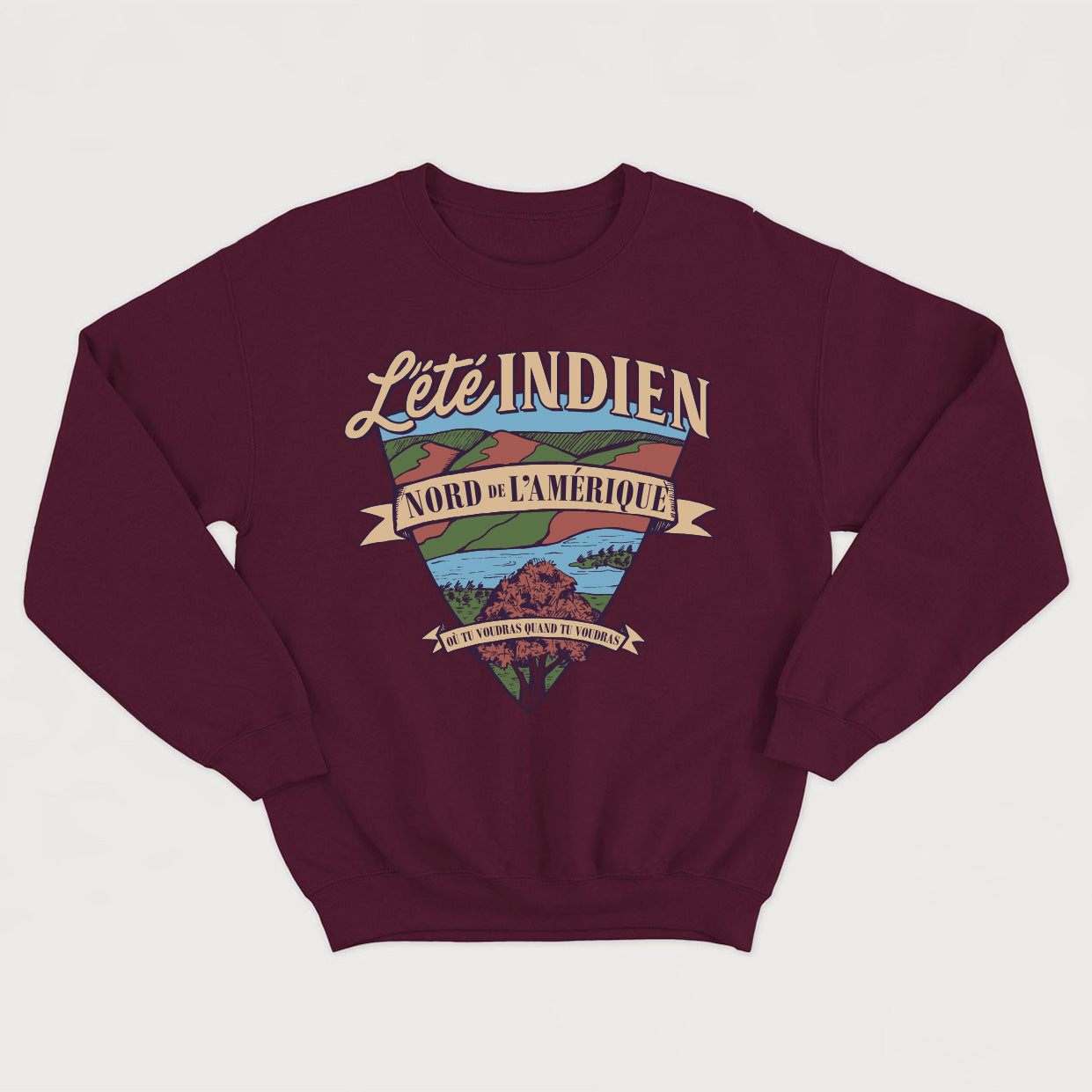 L'ÉTÉ INDIEN (hommage à Joe Dassin) crewneck unisexe - tamelo boutique