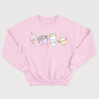 CAFÉS PRINTANIERS crewneck unisexe - tamelo boutique