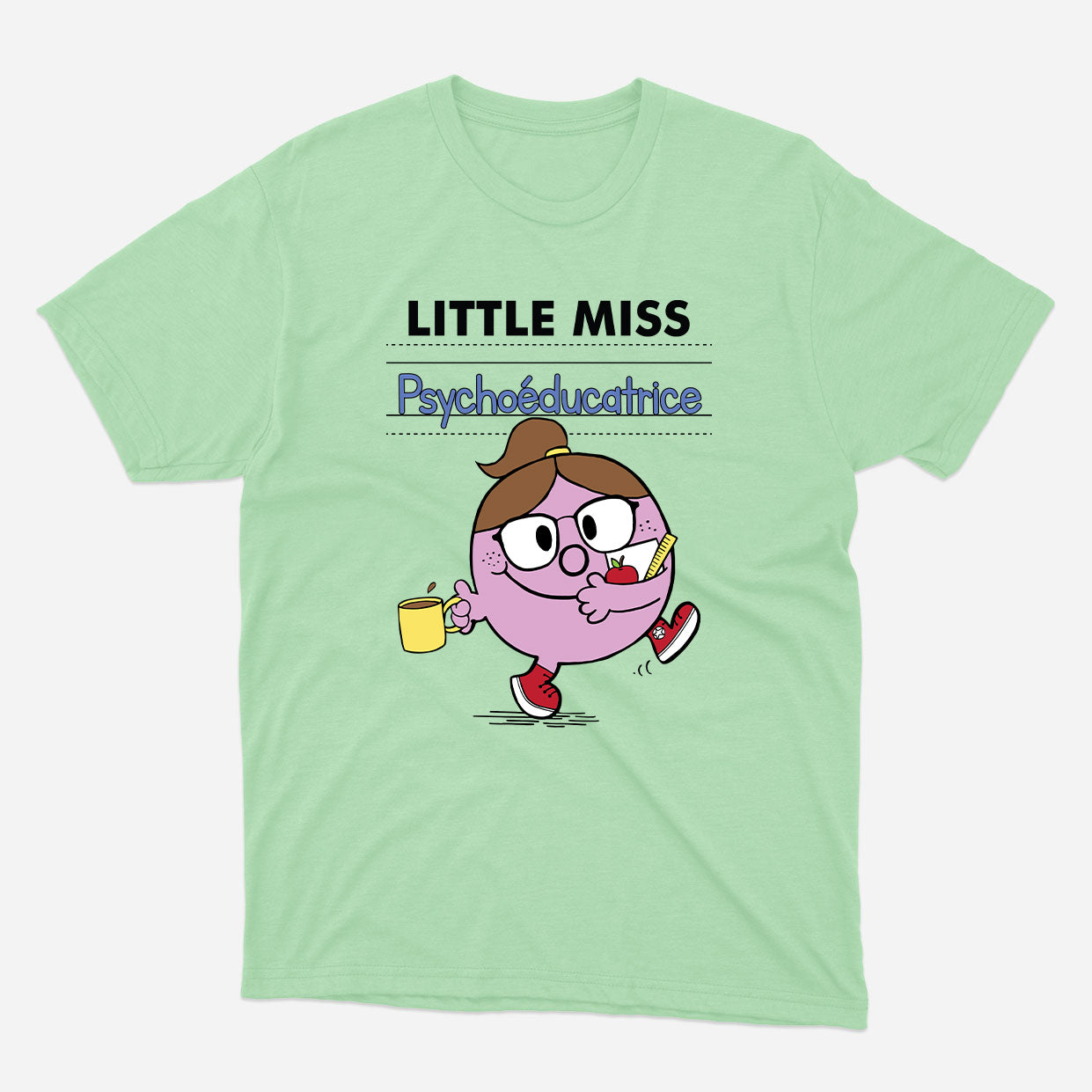 LITTLE MISS PSYCHOÉDUCATRICE t-shirt unisexe - tamelo boutique