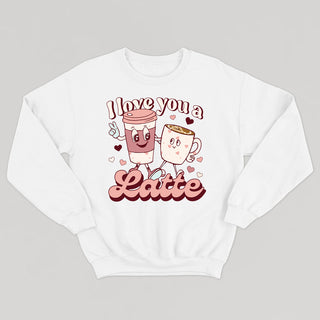I LOVE YOU A LATTE crewneck unisexe - tamelo boutique