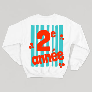 Les années scolaires (adulte) - Crewneck PERSONNALISABLE