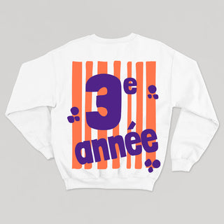 Les années scolaires (adulte) - Crewneck PERSONNALISABLE
