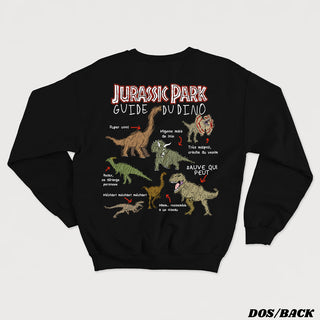 Le Guide du Dino - Jurassic Park - Crewneck Unisexe (Français)