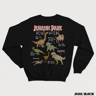 Le Guide du Dino - Jurassic Park - Crewneck Unisexe (Anglais)