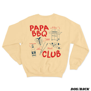 Papa BBQ Club - Crewneck Unisexe