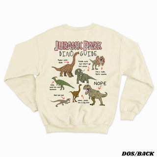 Le Guide du Dino - Jurassic Park - Crewneck Unisexe (Anglais)