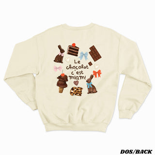 Le chocolat - Crewneck Unisexe