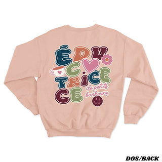 Éducatrice de petits bonheurs - crewneck unisexe