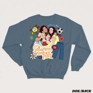 LES INSÉPARABLES - QUATRE FILLES ET UN JEANS crewneck unisexe (Anglais)