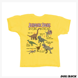 The Dinosaur Guide - Jurassic Park Unisex T-shirt for Kids and Toddlers (French)