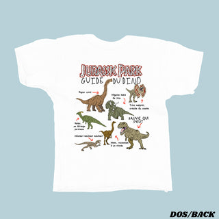 The Dinosaur Guide - Jurassic Park Unisex T-shirt for Kids and Toddlers (French)