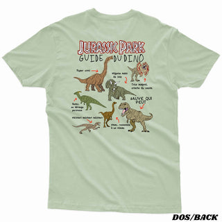 Le Guide du Dino - Jurassic Park - T-shirt unisexe (Français)