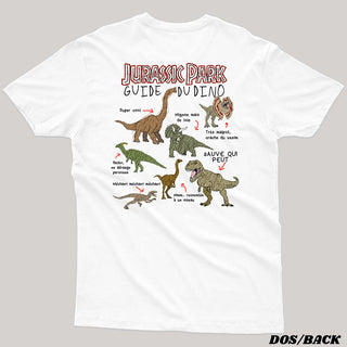 Le Guide du Dino - Jurassic Park - T-shirt unisexe (Français)