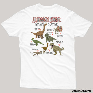 Le Guide du Dino - Jurassic Park - T-shirt unisexe (Anglais)