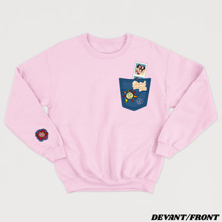 LES INSÉPARABLES - QUATRE FILLES ET UN JEANS crewneck unisexe (Anglais)