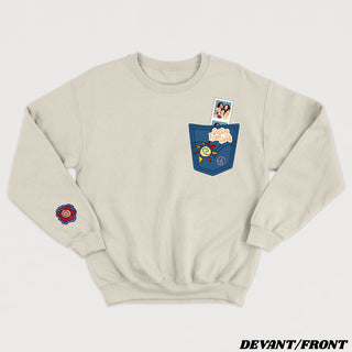 THE LOVELY BRIDES - THE GIRLS AND A JEANS unisex crewneck (French)