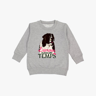 L'AMOUR A PRIS SON TEMPS crewneck vintage ENFANT - tamelo boutique