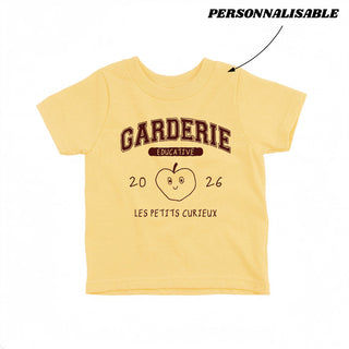 Varsity Garderie - T-shirt PERSONNALISABLE (bambin)