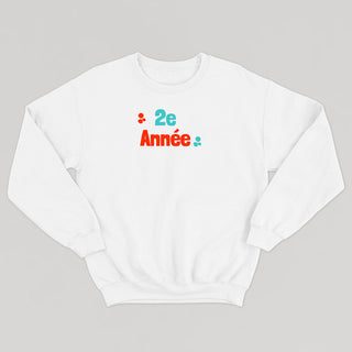 Les années scolaires (adulte) - Crewneck PERSONNALISABLE