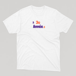 Les années scolaires (adulte) - T-SHIRT PERSONNALISABLE