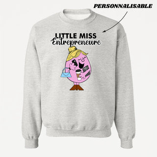 LITTLE MISS *ENTREPRENEURE* crewneck unisexe personnalisable - tamelo boutique