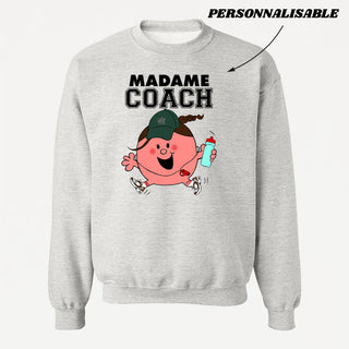 MADAME *SPORTIVE* crewneck unisexe personnalisable - tamelo boutique
