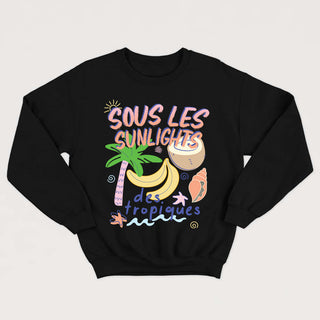 SOUS LES SUNLIGHTS DES TROPIQUES crewneck vintage unisexe - tamelo boutique