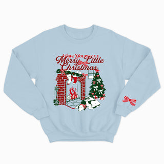 A MERRY LITTLE CHRISTMAS unisex crewneck fitted