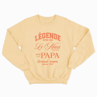 Legend Grand-Papa - Crewneck Unisexe Personnalisable