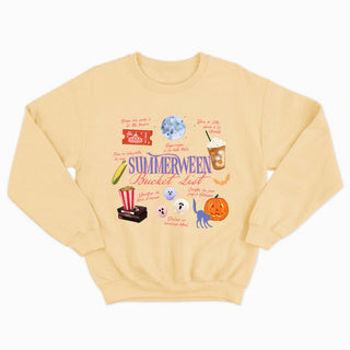 Summerween Bucket List - Crewneck Unisexe