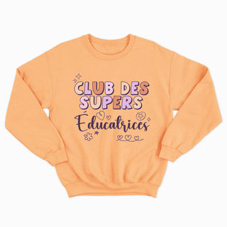 SUPER EDUCATORS CLUB unisex crewneck