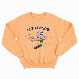 LET IT SNOW crewneck vintage unisexe