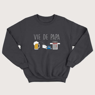 VIE DE PAPA crewneck unisexe