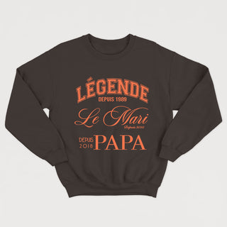 Legend Papa - Crewneck Unisexe Personnalisable