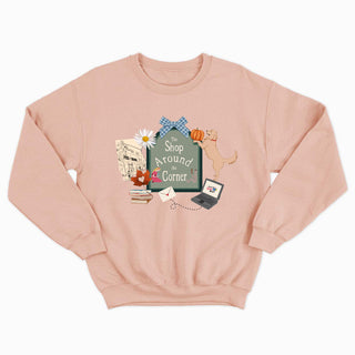 THE LOVELY BRANDS - THE GIRLS AND A JEANS unisex crewneck (English)