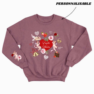 Valentine Forever - crewneck vintage unisexe personnalisable