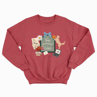 THE LOVELY BRANDS - THE GIRLS AND A JEANS unisex crewneck (English)