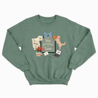 THE LOVELY BRANDS - THE GIRLS AND A JEANS unisex crewneck (English)