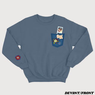 LES INSÉPARABLES - QUATRE FILLES ET UN JEANS crewneck unisexe (Anglais)