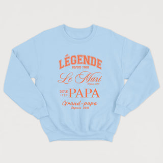 Legend Grand-Papa - Crewneck Unisexe Personnalisable
