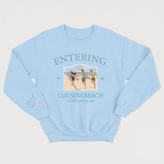 THE LOVELY BRANDS - THE GIRLS AND A JEANS unisex crewneck (English)