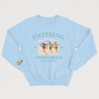 THE LOVELY BRANDS - THE GIRLS AND A JEANS unisex crewneck (English)