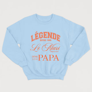 Legend Papa - Crewneck Unisexe Personnalisable