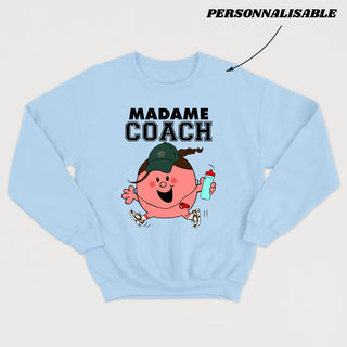 MADAME *SPORTIVE* crewneck unisexe personnalisable - tamelo boutique
