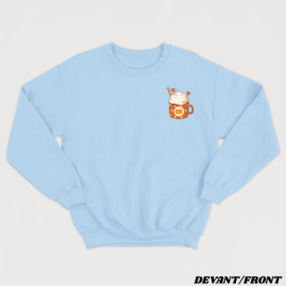 LATTÉ CITROUILLE ÉPICÉE crewneck unisexe - tamelo boutique