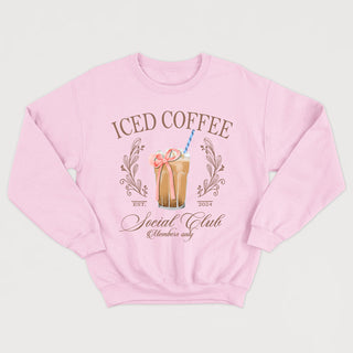 ICED COFFEE SOCIAL CLUB crewneck unisexe - tamelo boutique