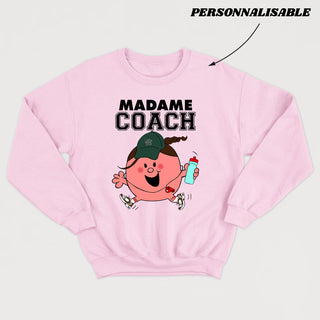 MADAME *SPORTIVE* crewneck unisexe personnalisable - tamelo boutique