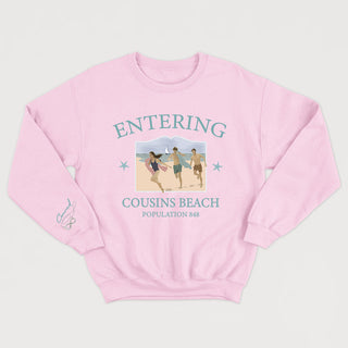 THE LOVELY BRANDS - THE GIRLS AND A JEANS unisex crewneck (English)